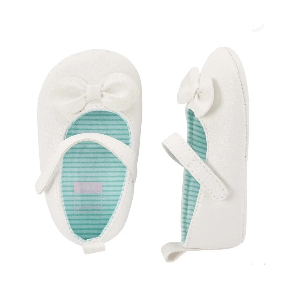Carters Mary Jane Baby Shoes Soft Sole Size 3-6 Months